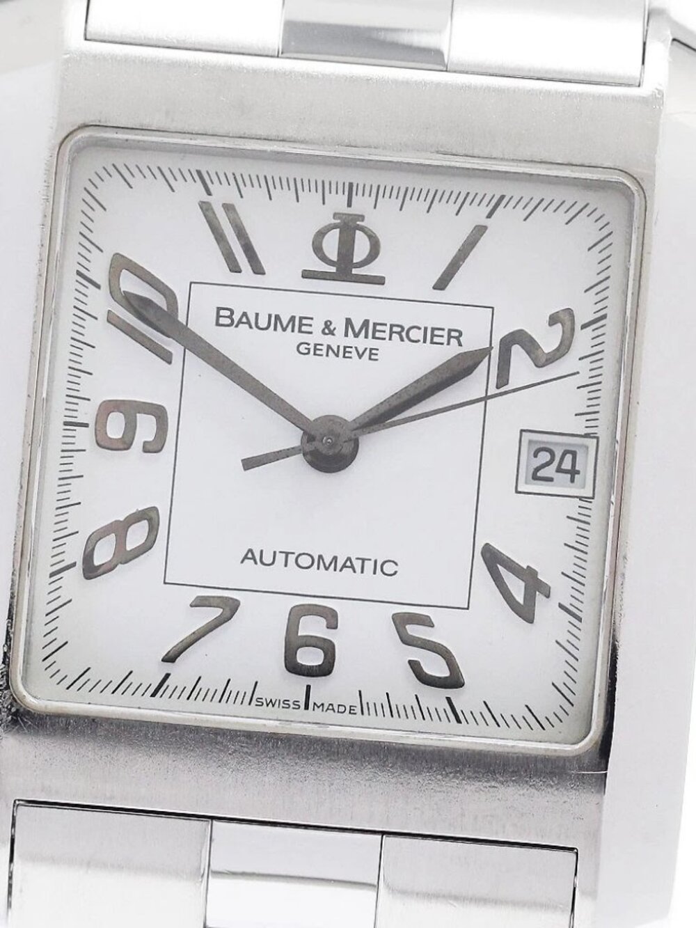 Baume & Mercier Hampton 65535 Date white Dial Automatic Men's Watch_963273